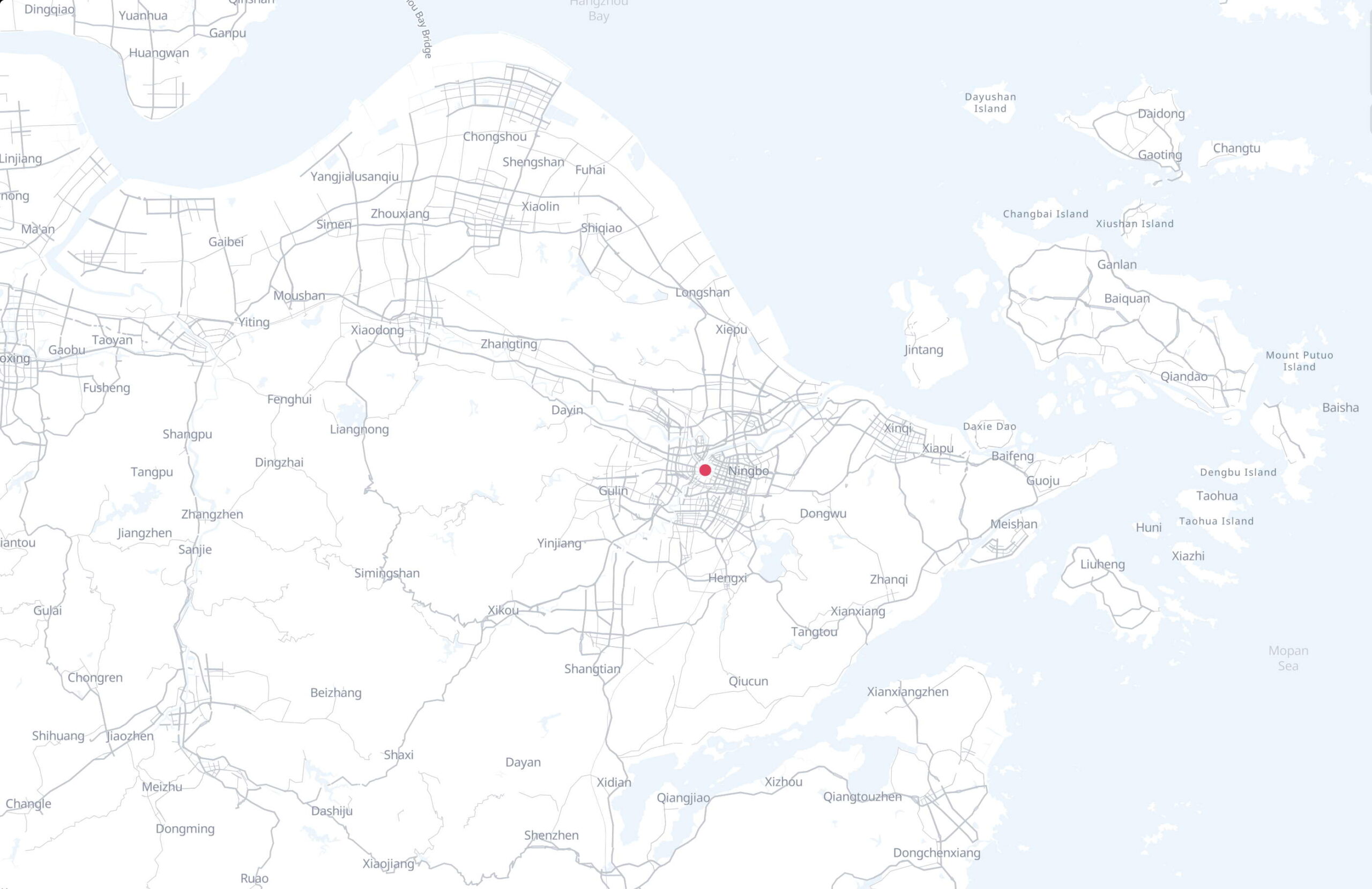ningbo hafen auf der karte, Forwarder Verschiffung von ningbo