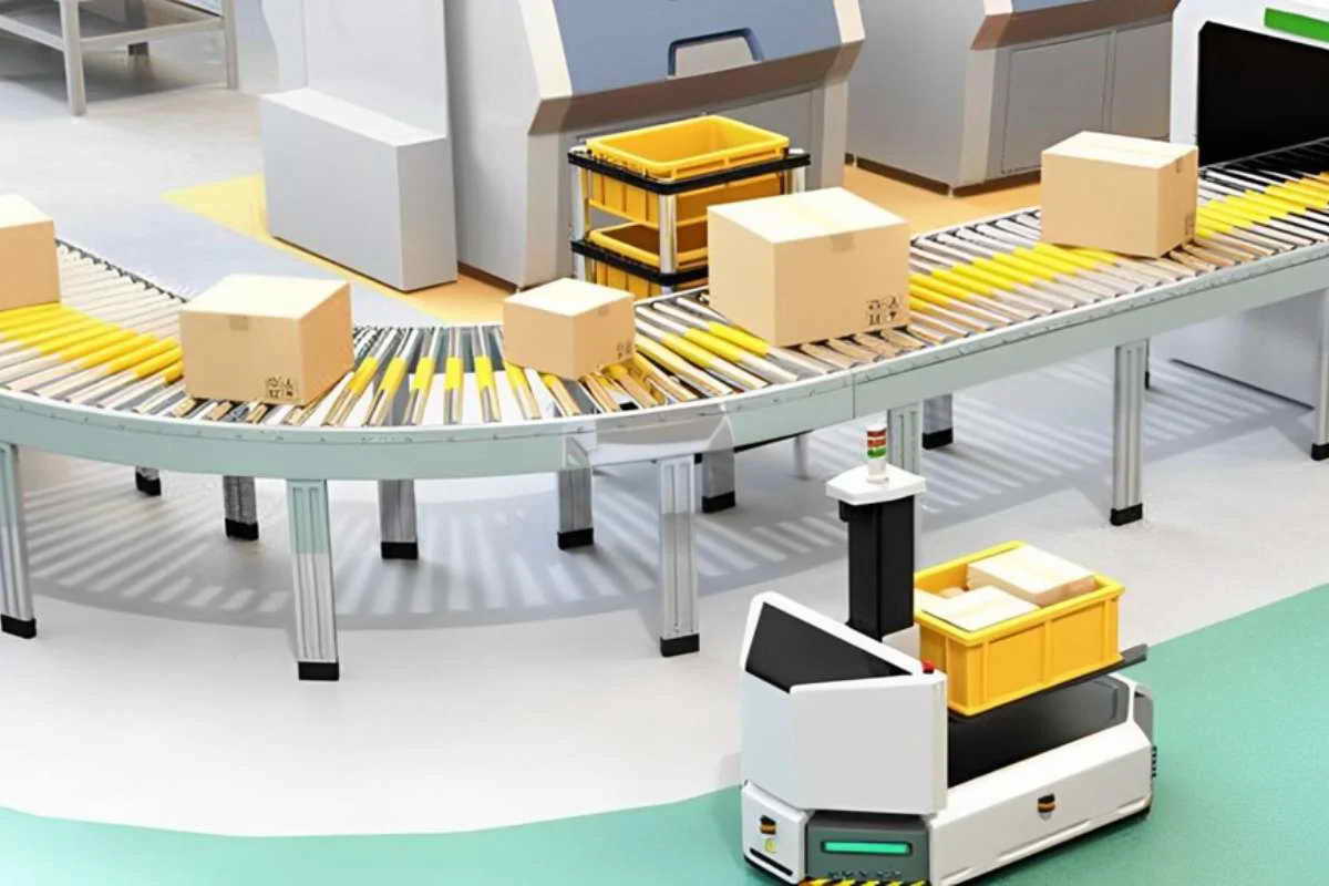 Il magazzino di consolidamento della logistica di esportazione del commercio elettronico transfrontaliero in Cina