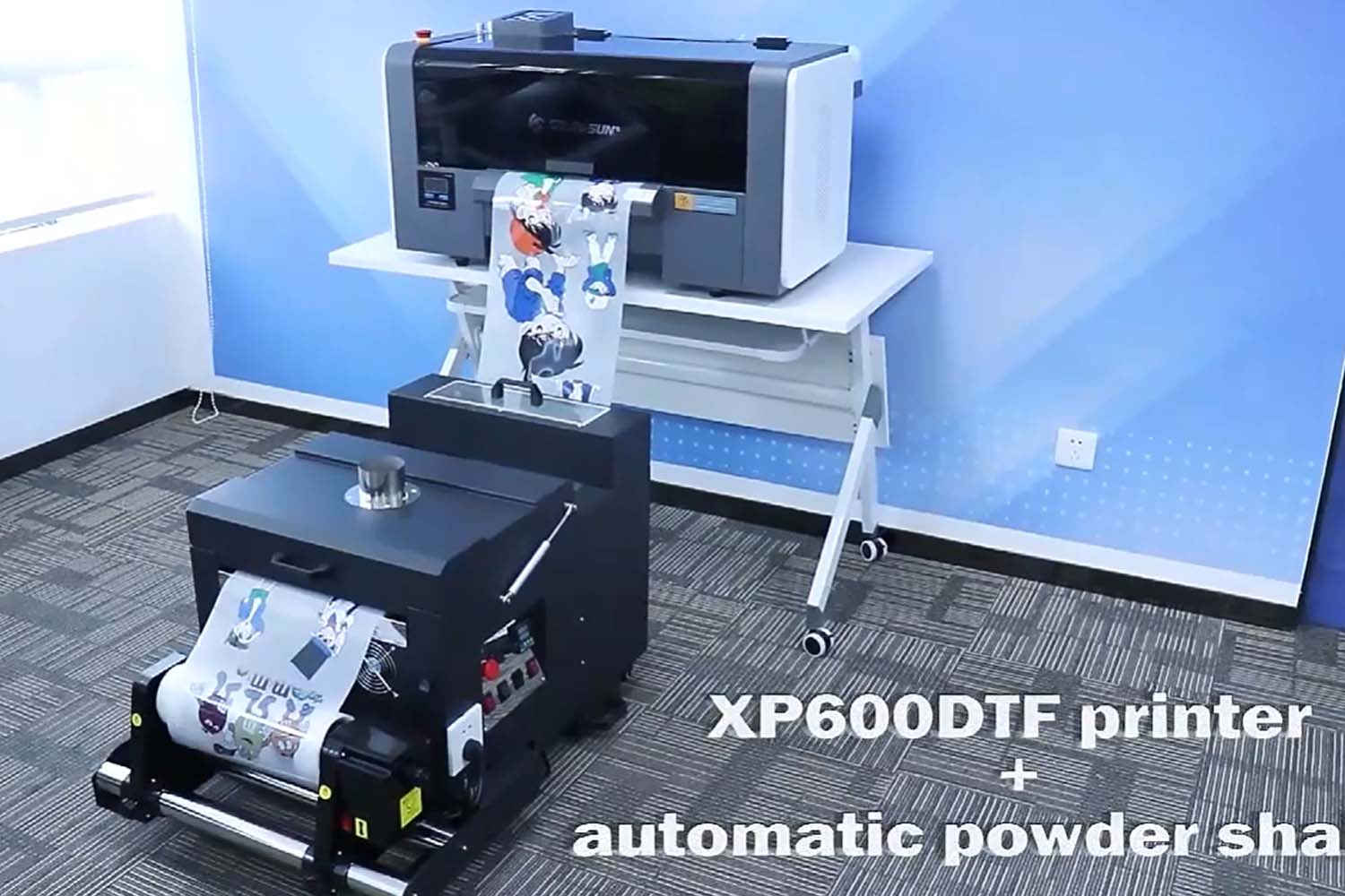 Shipping DTF printers from China. 30 cm XP600 DTF Printer from Colorsun Digital